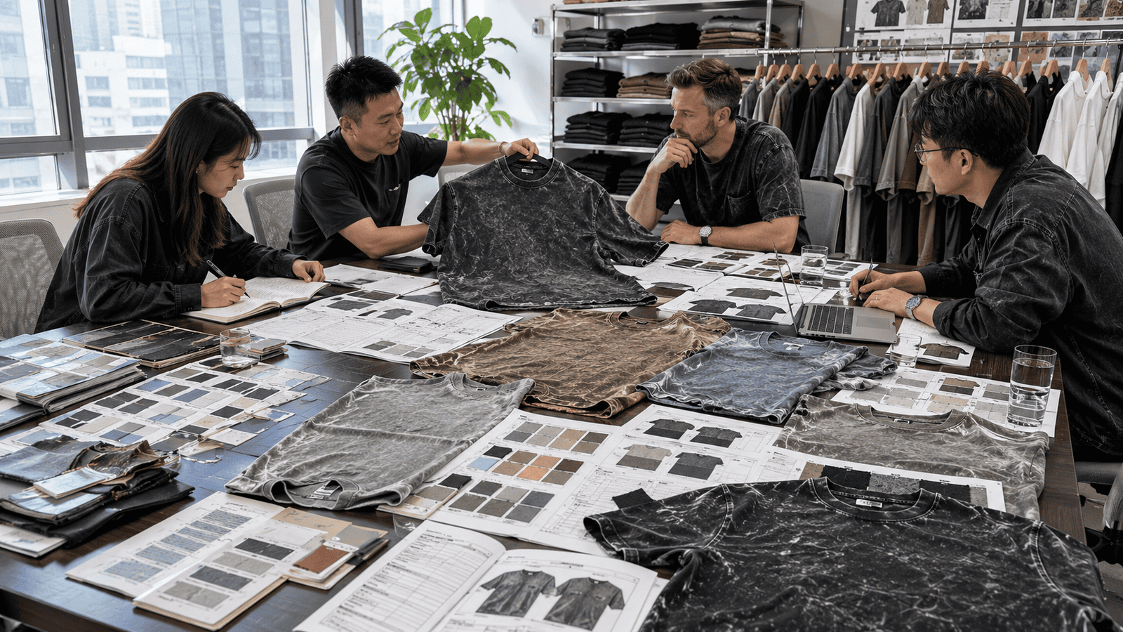 Acid Wash Streetwear Sample Review and Product Development