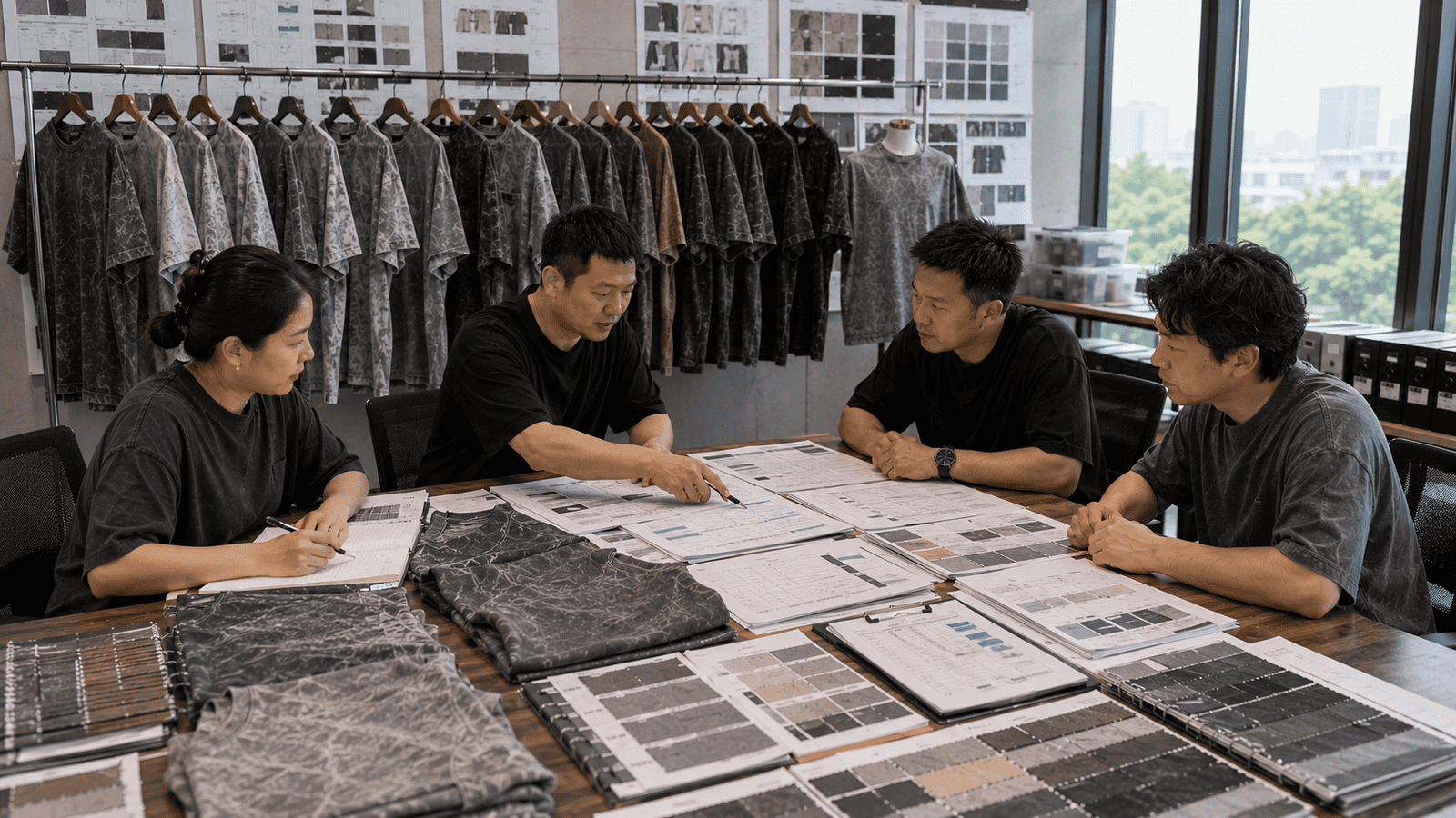 Acid Wash Streetwear Collection Planning and Production