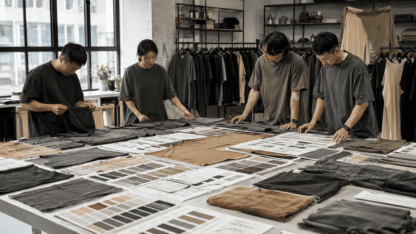 Vintage Streetwear T-Shirt Manufacturing Planning
