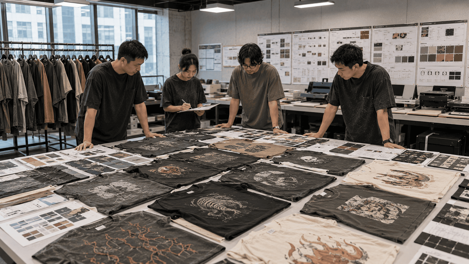 Vintage Graphic Printing and Wash Compatibility Testing