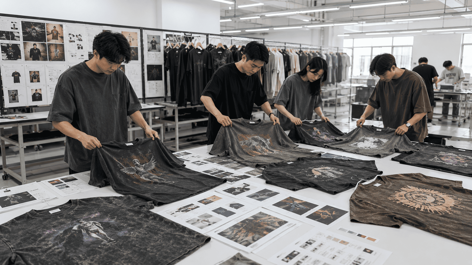 Oversized Vintage Graphic Printing and Quality Evaluation