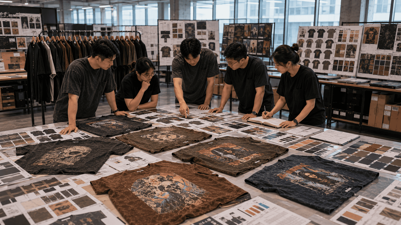 Vintage Graphic Streetwear Product Development Center