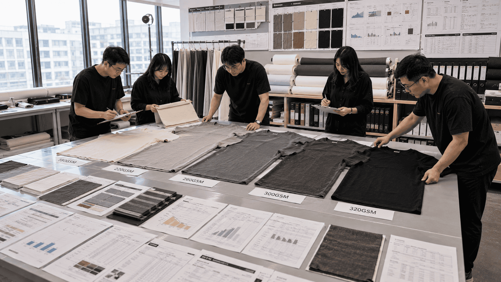 Heavyweight Blank T-Shirt Fabric Development Center
