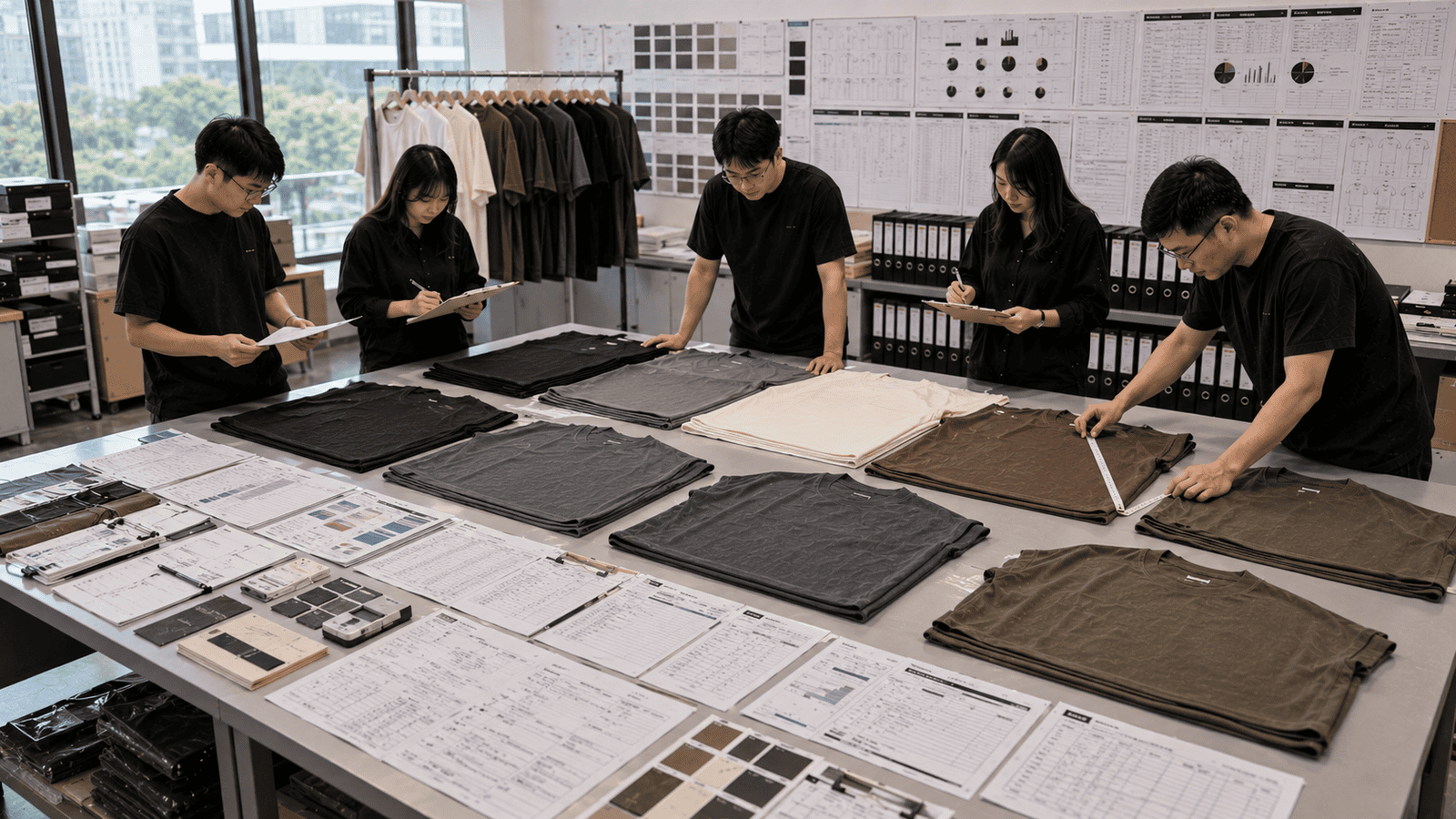 Blank Streetwear T-Shirt Quality Inspection Center