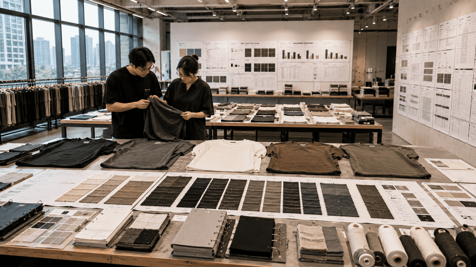 Heavyweight Cotton Fabric Development for Streetwear T-Shirts