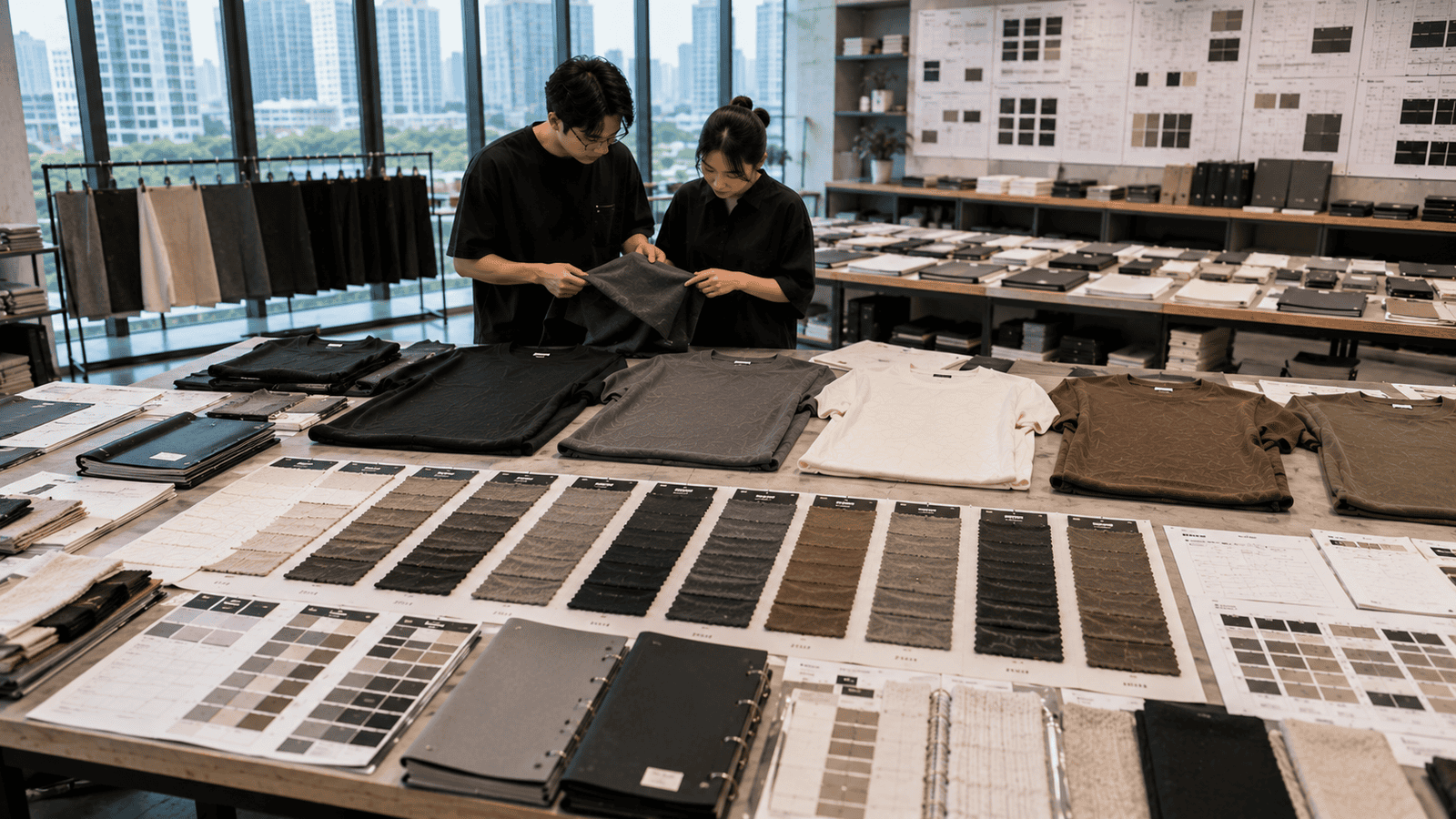 Heavyweight Cotton Fabric Development for Blank Streetwear T-Shirts