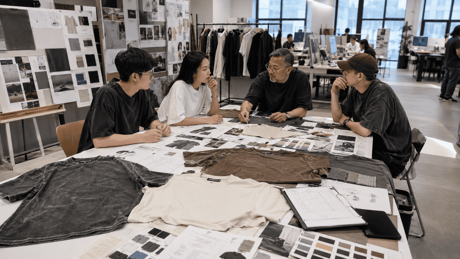 Custom Blank Streetwear T-Shirt Startup Brand Development Center