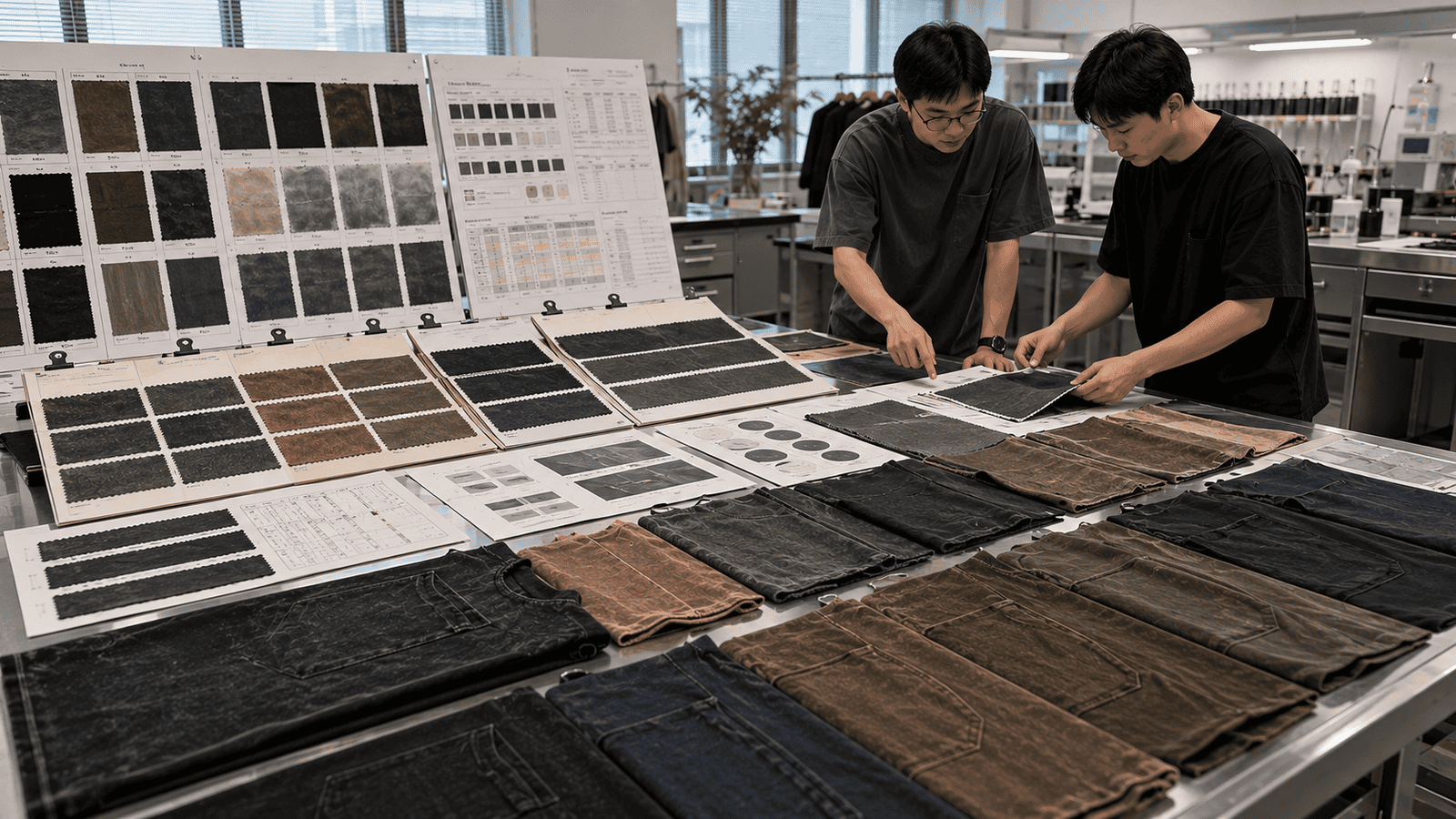 Garment Dye and Vintage Wash Fabric Testing Center