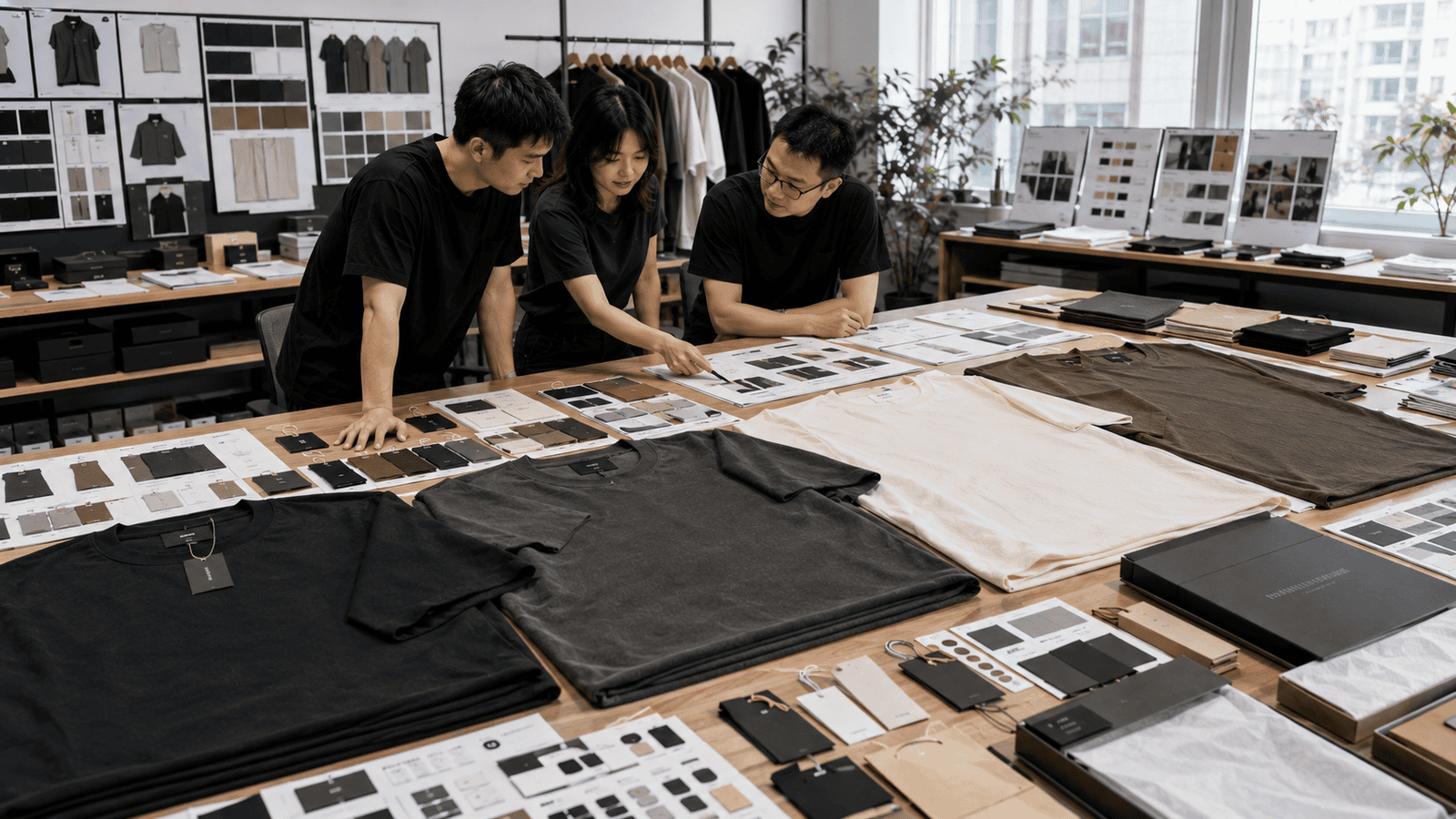 Private Label Blank Streetwear T-Shirt Development and Production Center