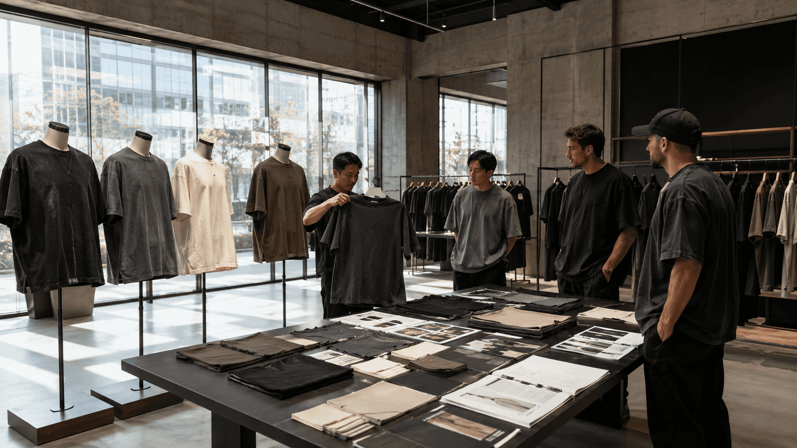 Premium Heavyweight Streetwear T-Shirt Development Center