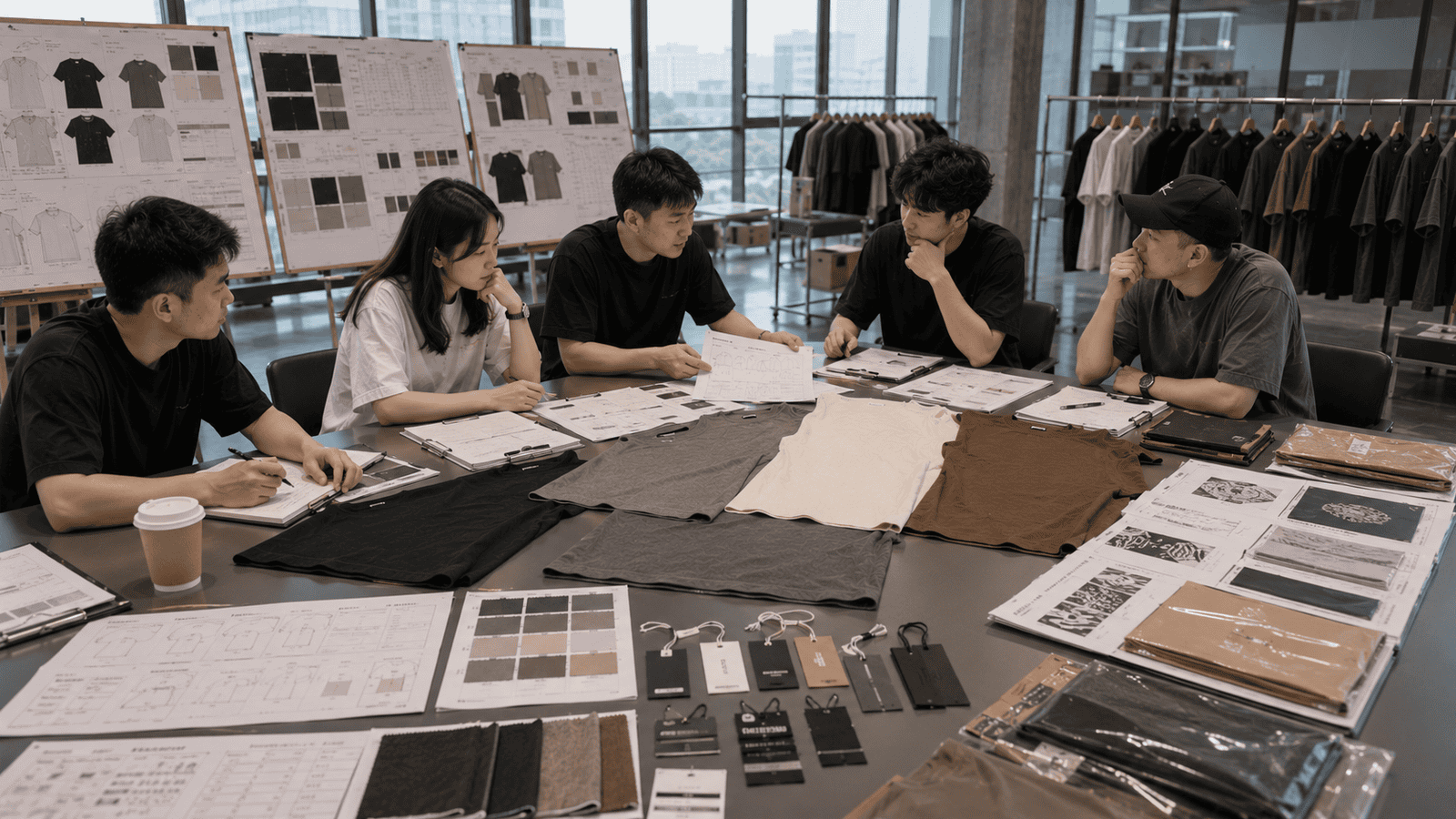 Startup Streetwear Sample Approval Meeting