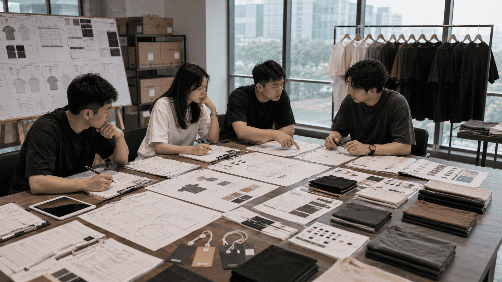 Custom Oversized Heavyweight T-Shirt Product Development Center