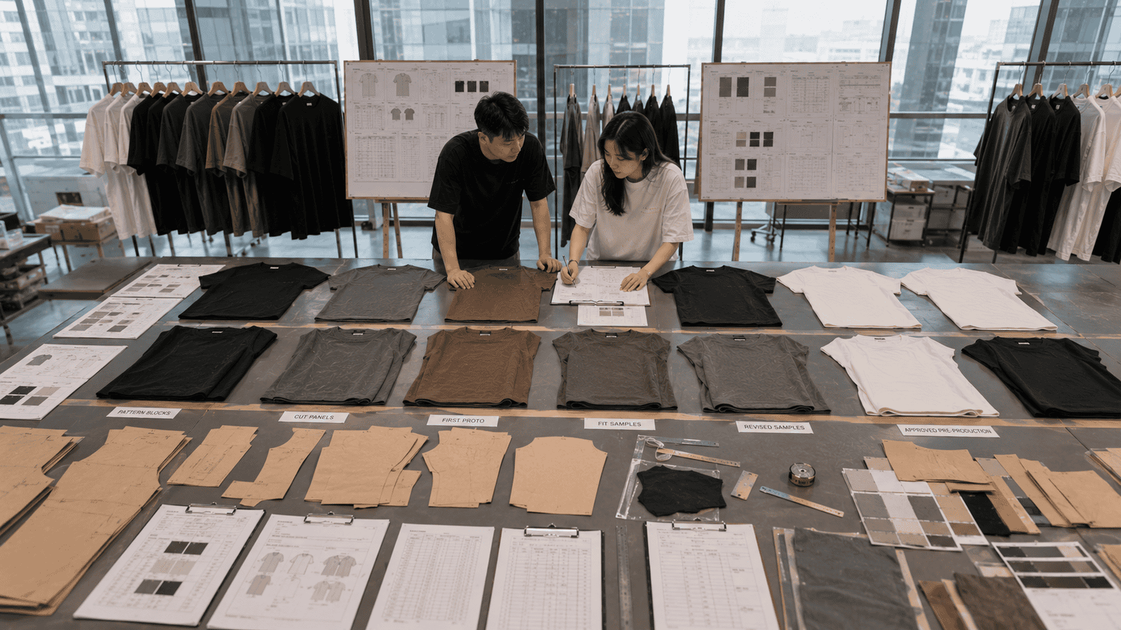 Streetwear Tech Pack Review and Development Meeting