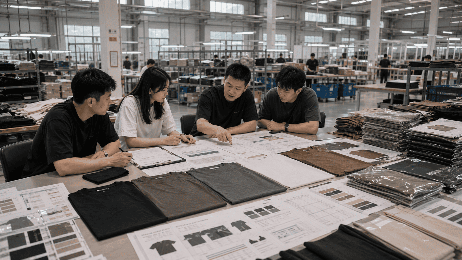 Oversized Heavyweight T-Shirt Sample Review Process