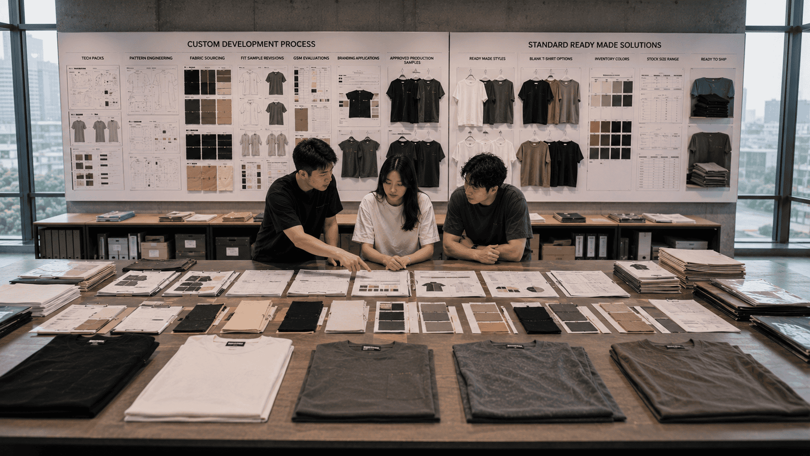 Oversized Heavyweight T-Shirt Product Development Comparison