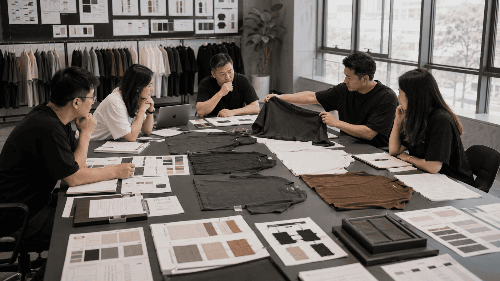 Streetwear Sample Review and Approval Meeting