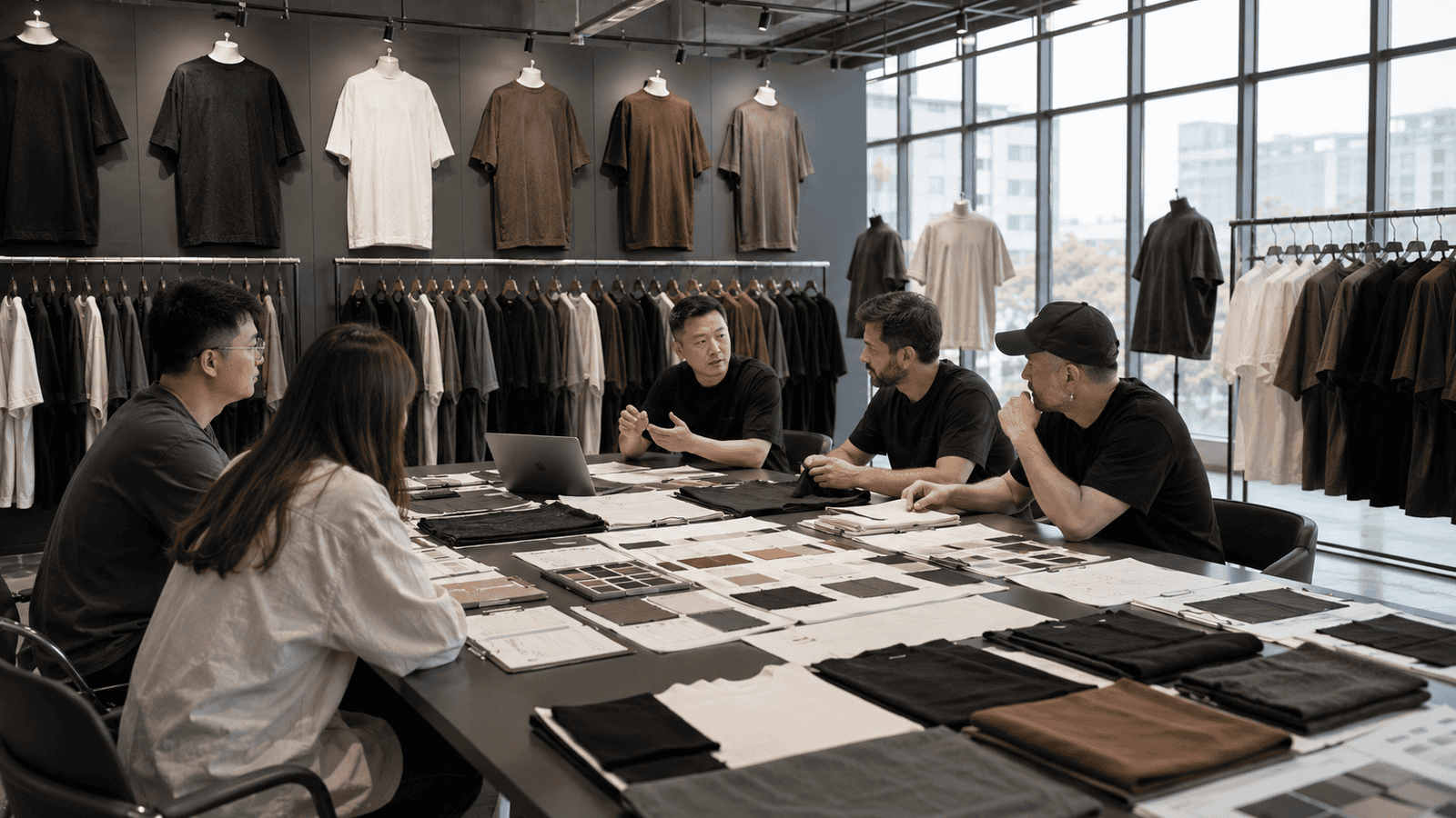 Oversized Heavyweight T Shirt Development Showroom