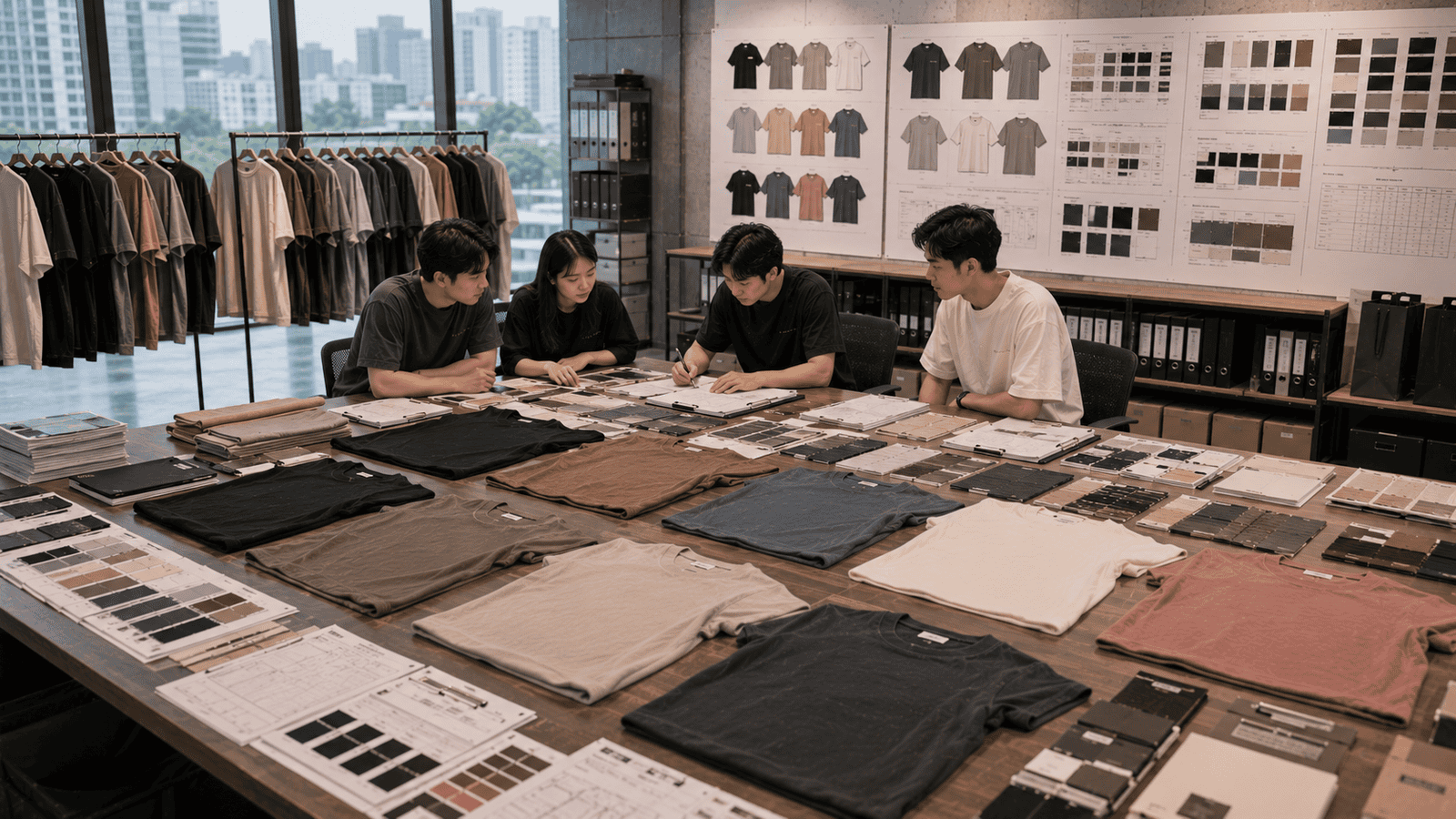 Custom Streetwear Oversized Tee Development Center