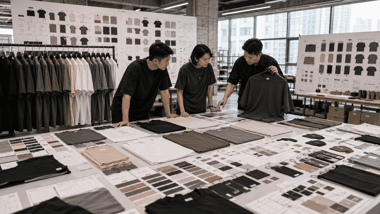 Urban Streetwear Heavyweight T-Shirt Development Center