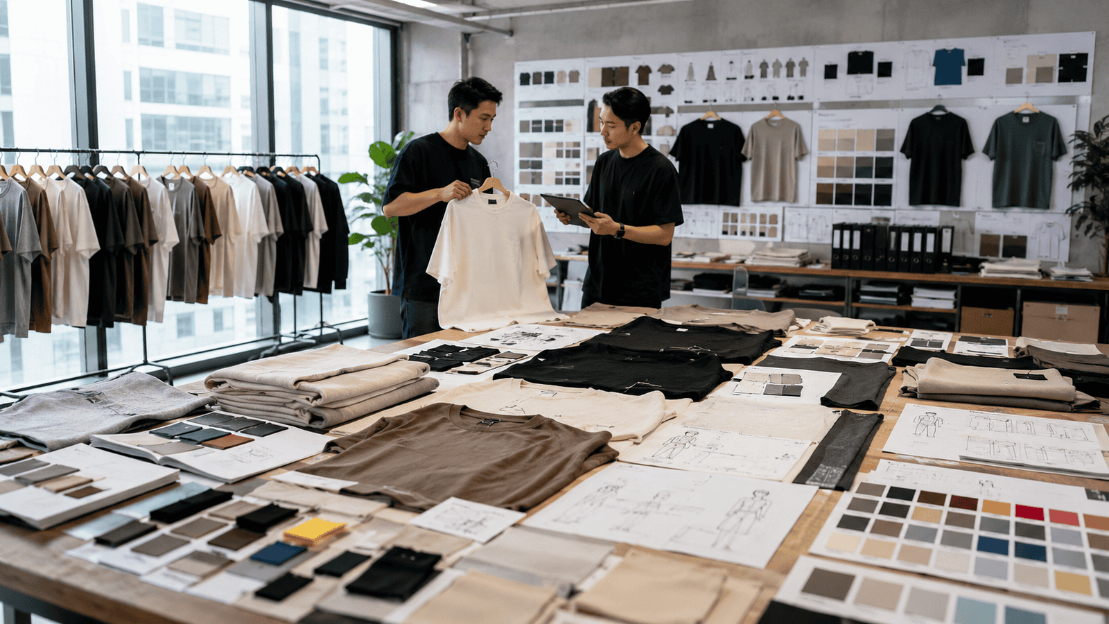 Custom Cotton Streetwear Collection Development