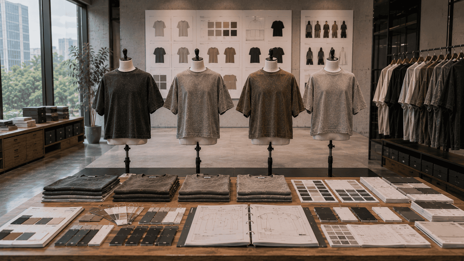 Boxy Fit Streetwear T-Shirts Development Studio