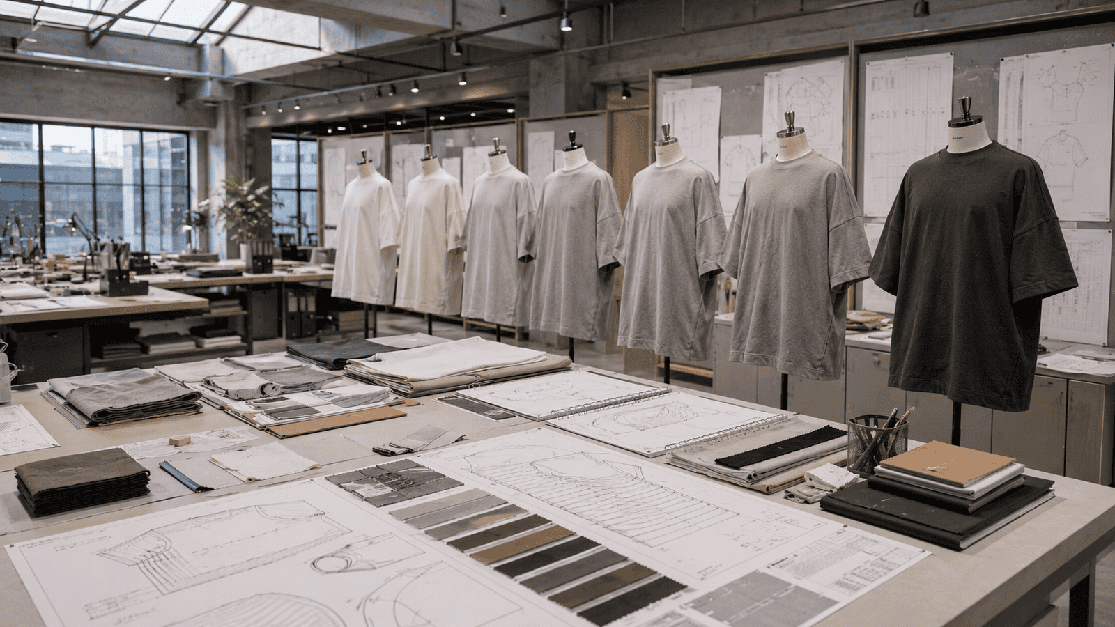 Heavyweight Cotton & Oversized Pattern Development