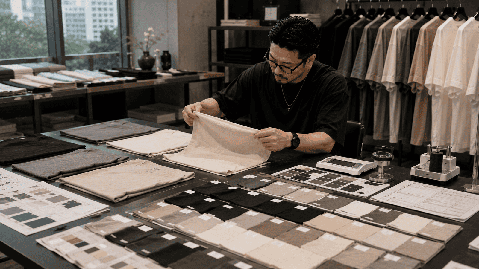 Luxury Streetwear Fabric Sourcing and GSM Evaluation