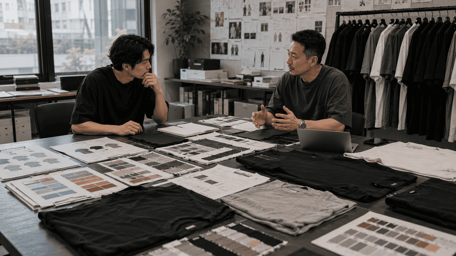 Streetwear Brand and OEM Manufacturer Project Review Meeting