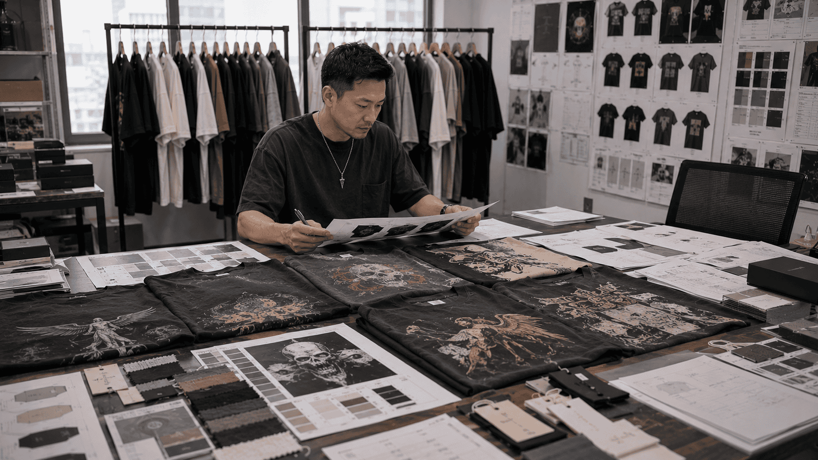 Custom Graphic Streetwear T-Shirt Development Process