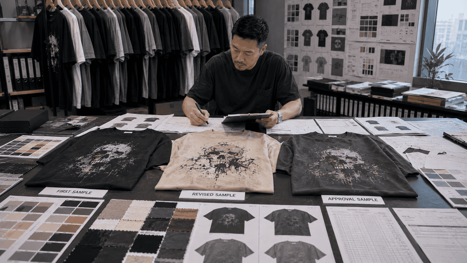 Graphic Apparel Product Development and Sampling Process