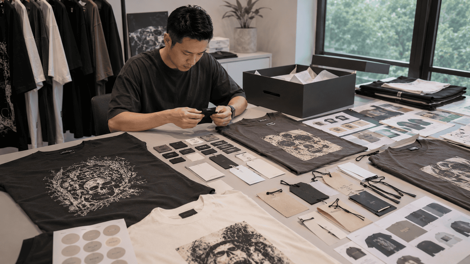 Heavyweight Graphic Streetwear Branding and Packaging Development