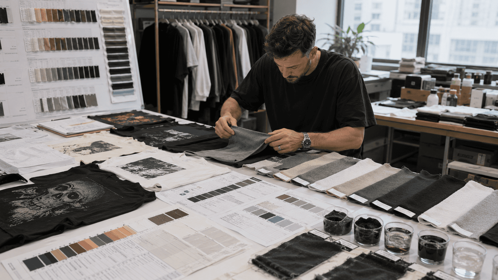 Graphic T-Shirt Fabric Selection and Material Evaluation