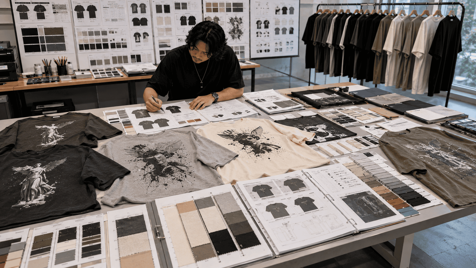 Custom Graphic Streetwear T-Shirt Development Process