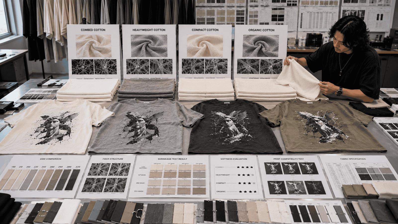 Graphic T-Shirt Fabric and Material Comparison