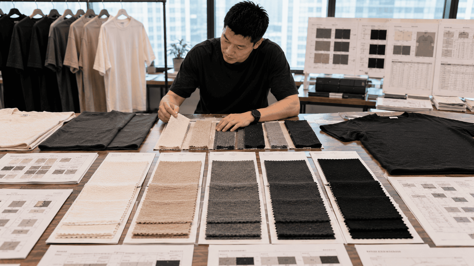 Heavyweight Cotton Fabric Evaluation for Oversized T-Shirts
