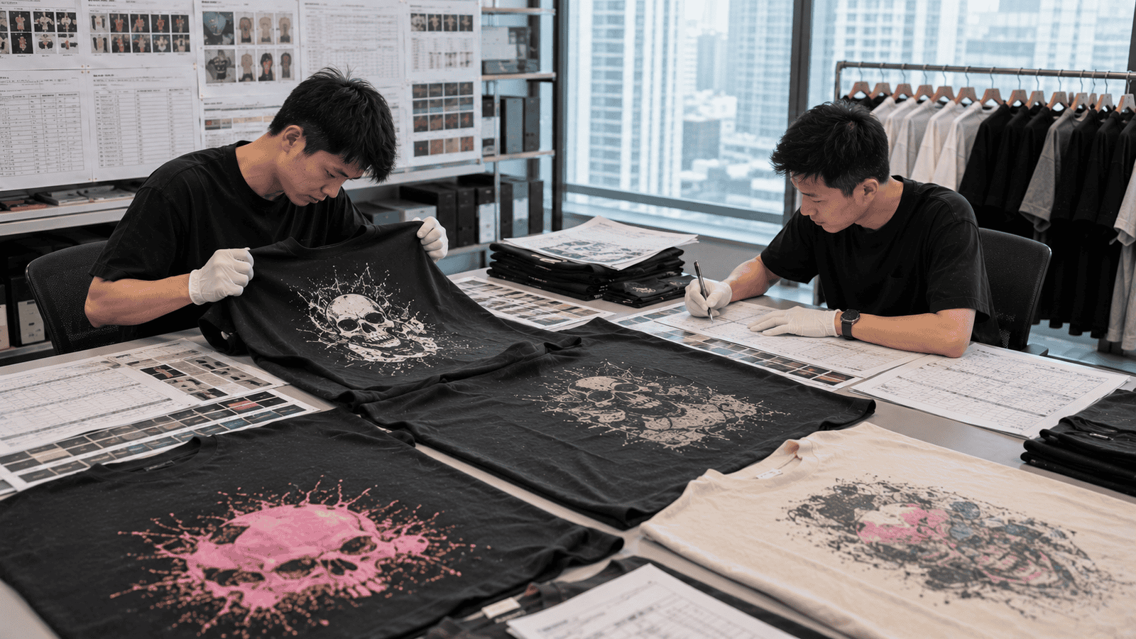 Streetwear Production Planning and Quality Control Meeting