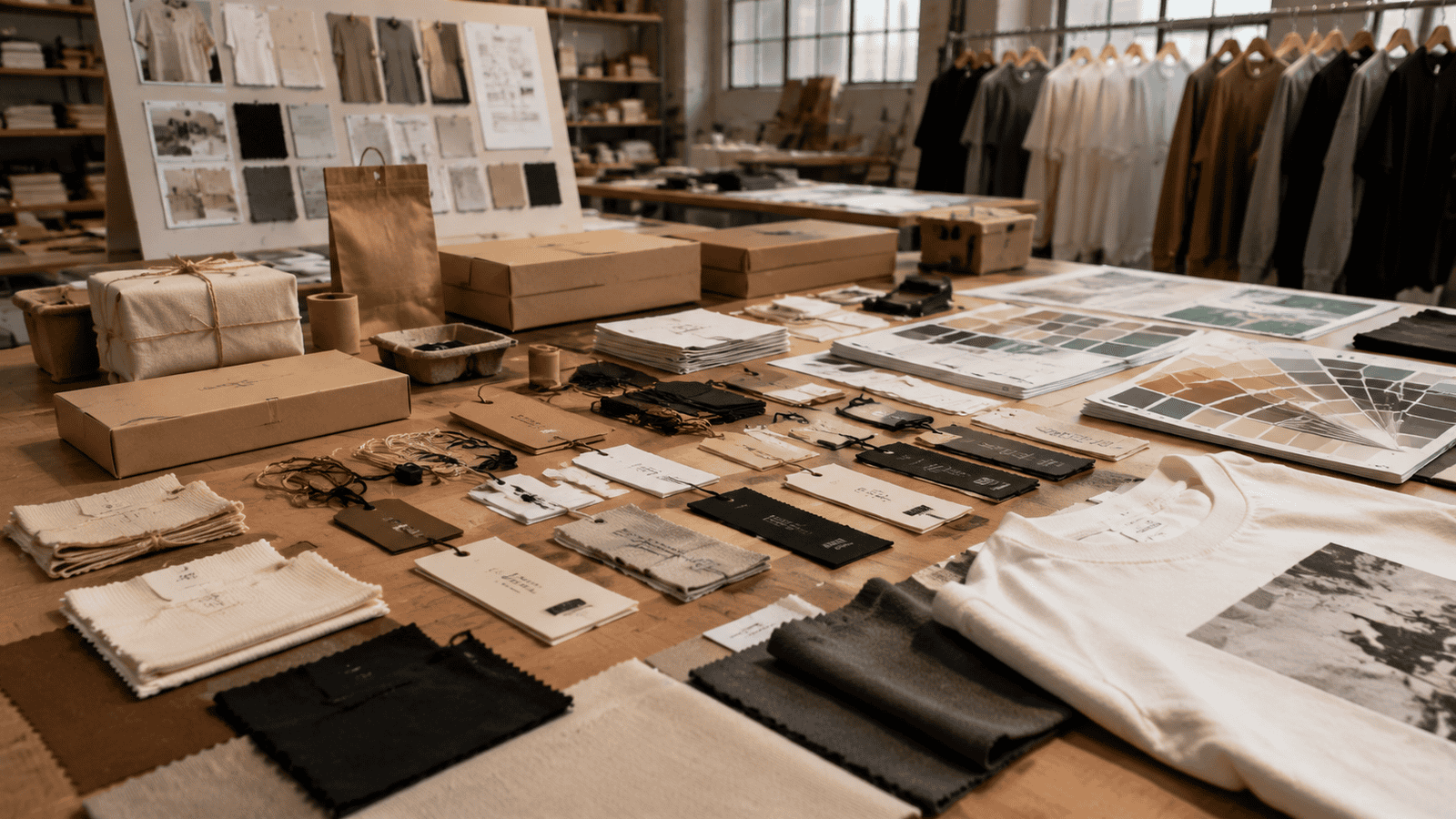 Sustainable fabric and branding development process