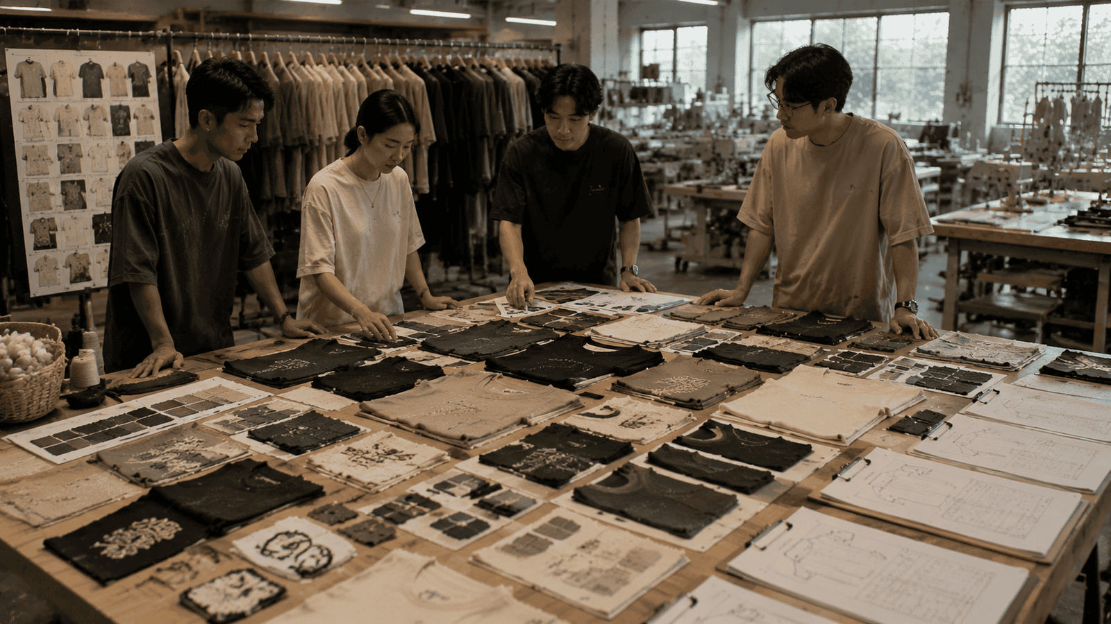 Sustainable streetwear production environment