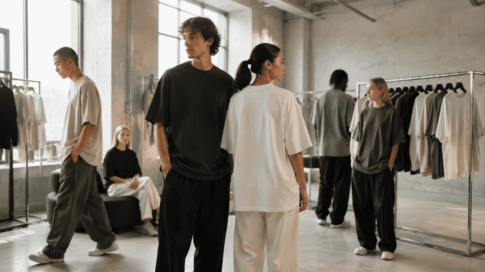 Unisex streetwear T-shirt brand development studio