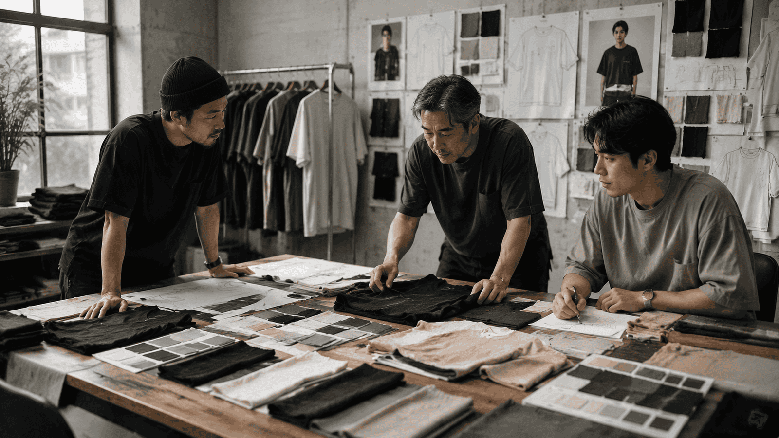 Streetwear brand development studio modern design process