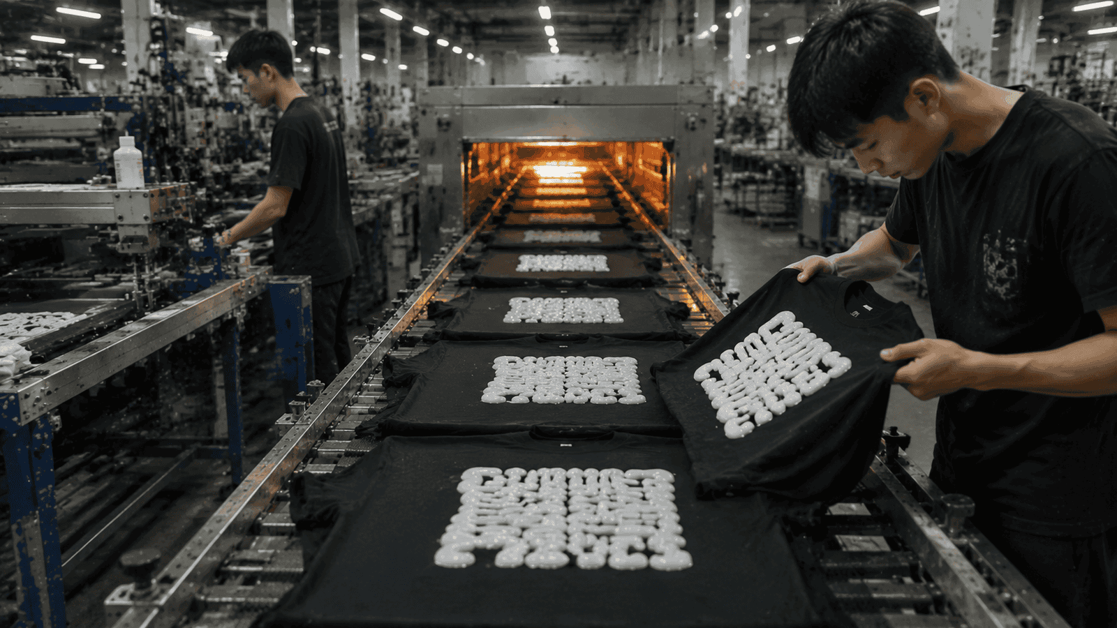 Puff Print Production Line