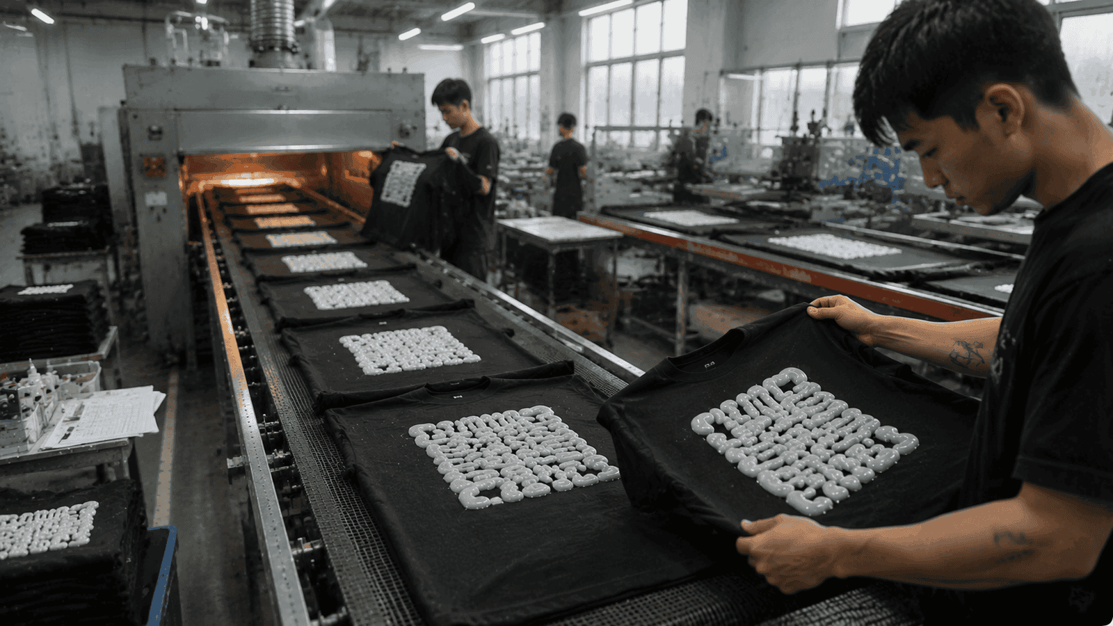 Puff Print Production Line