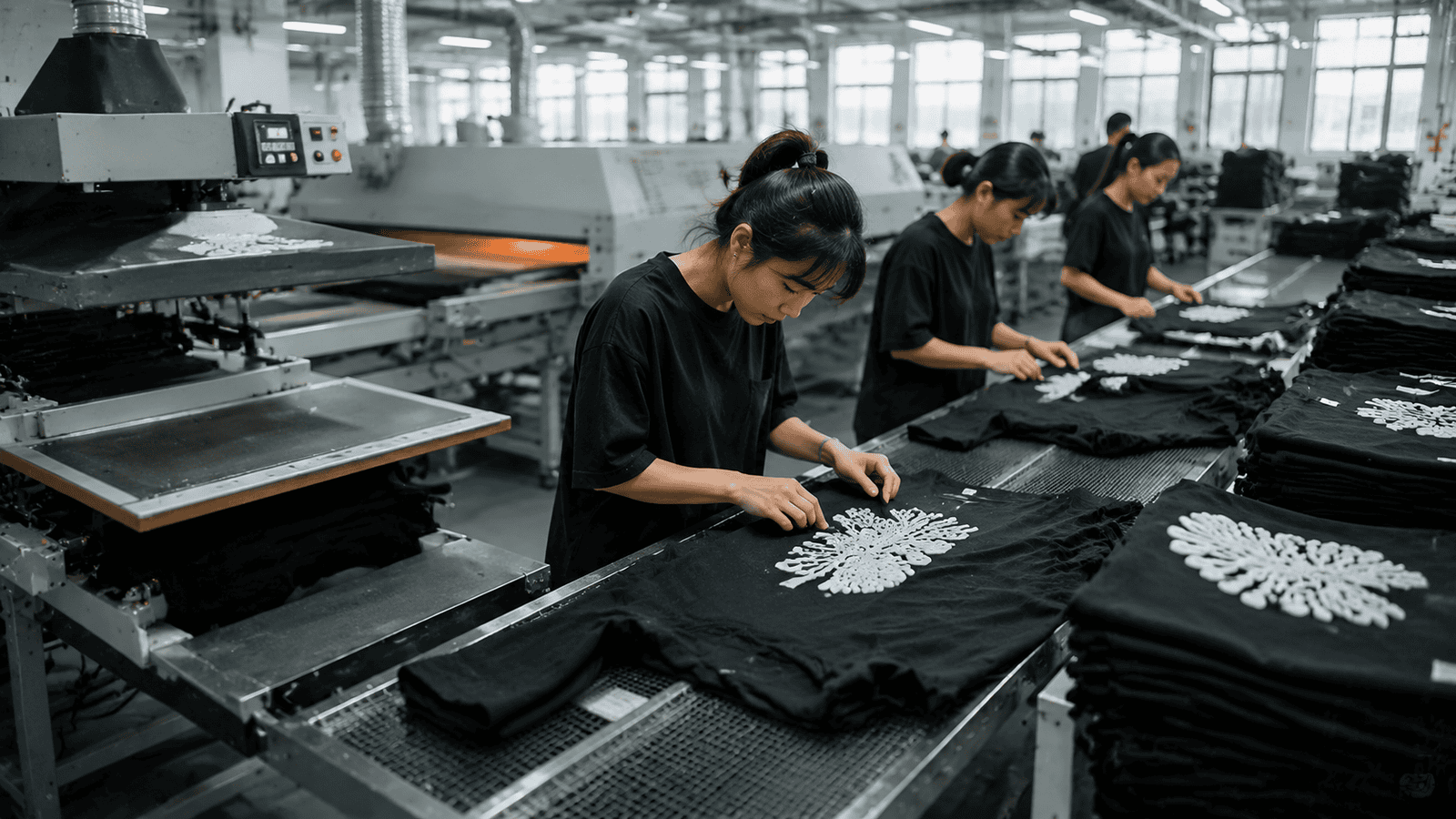 Puff Print Production Line China