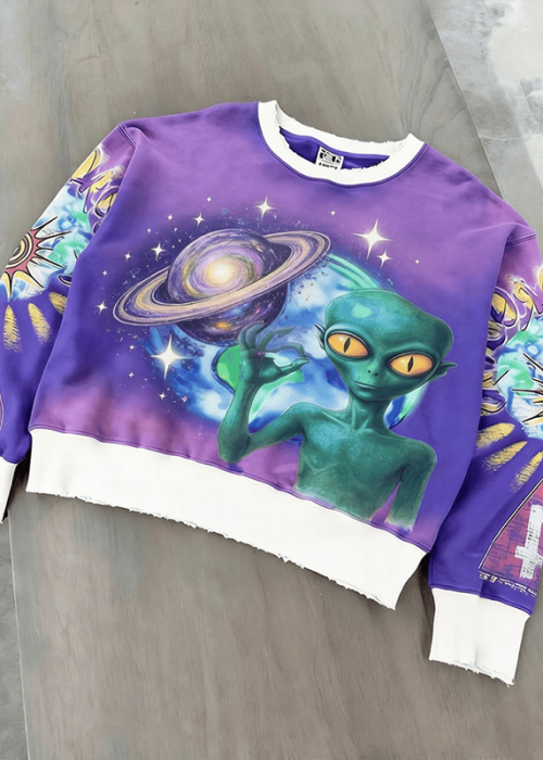 Alien Graphic Streetwear Sweatshirt (2)