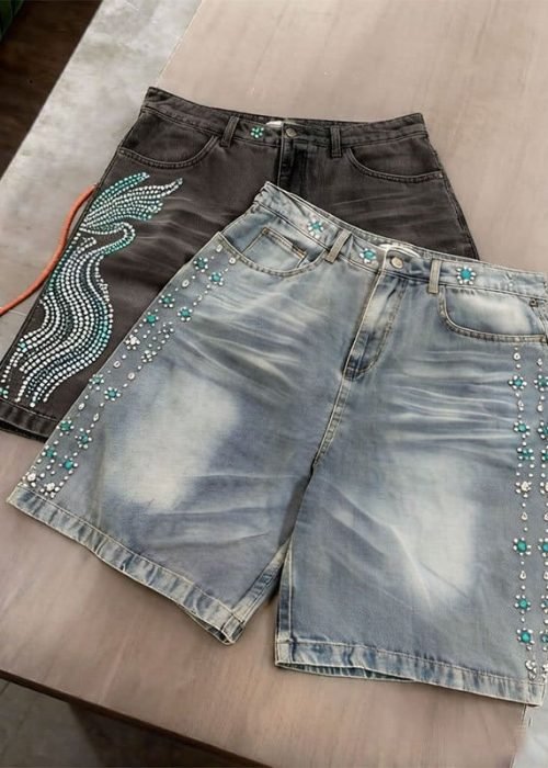 Custom Distressed Denim Shorts Manufacturer (1)