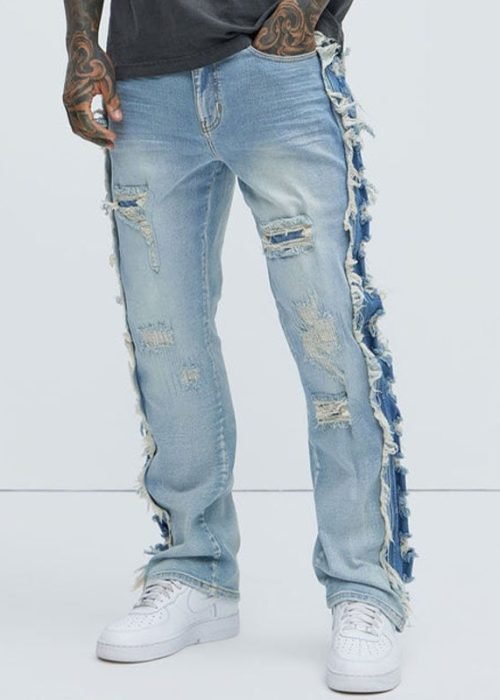 Jeans with Raw Edge (1)