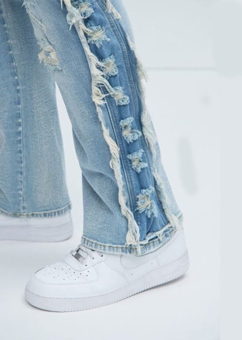 Jeans with Raw Edge (3)