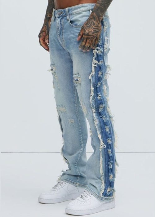 Jeans with Raw Edge (4)
