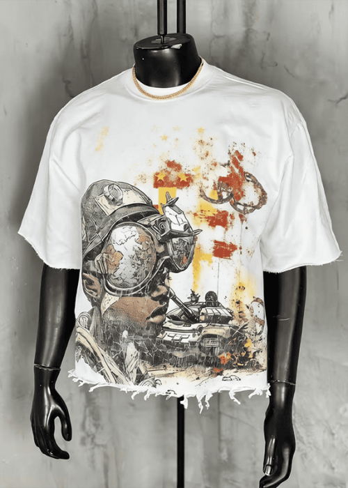 Oversized T-Shirt Men's Streetwear (1)