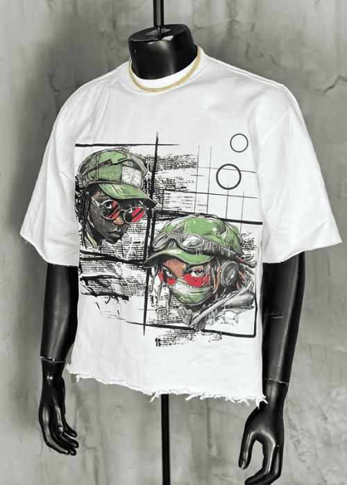 Oversized T-Shirt Men's Streetwear (4)